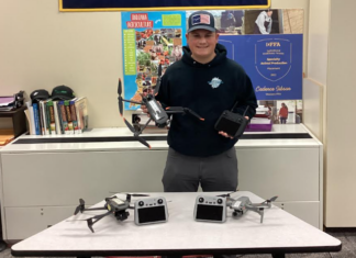 Warsaw Career Center student Beau Goshert earns drone certification