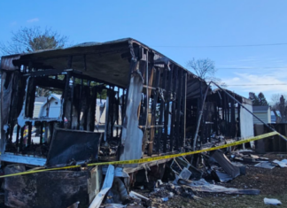 Fire destroys mobile home in Milford Friday; Third blaze in county in three days