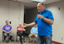 Conley and Wiesehan discuss parking garage and spar over fish fry claims