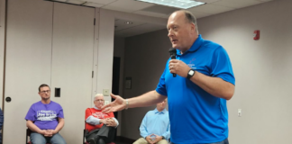 Conley and Wiesehan discuss parking garage and spar over fish fry claims