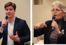 Speeches by Beau Bayh, Kelly Thompson highlight Democratic dinner in Winona Lake
