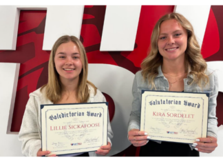 Sickafoose, Sordelet named Whitko’s top academic students of 2026