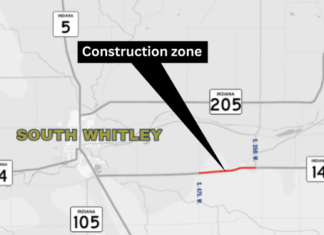 Repairs will close part of SR 14 near South Whitley beginning Monday