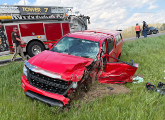 Five injured in Wawasee bus crash involving pickup truck north of Warsaw