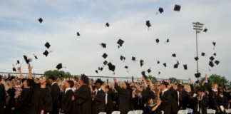 WCS students celebrate 2026 graduation at Fisher Field in Warsaw