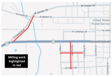 Street milling projects in Warsaw scheduled to begin Monday