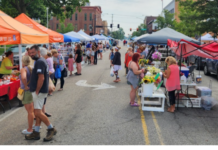 Farmers and Artisans Market in Warsaw moving to accommodate Freedom Fest parade Shoppers are seen browsing at the Kosciusko County Farmers and Artisans Market on Center Street in Warsaw. News Now Warsaw photo by Dan Spalding.