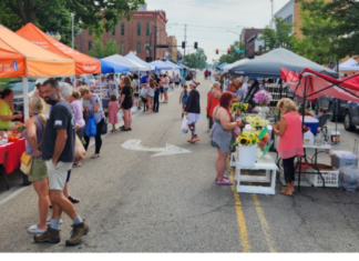 Farmers and Artisans Market in Warsaw moving to accommodate Freedom Fest parade Shoppers are seen browsing at the Kosciusko County Farmers and Artisans Market on Center Street in Warsaw. News Now Warsaw photo by Dan Spalding.