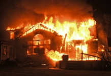 Early morning fire destroys Winona Lake home