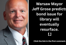 Warsaw Mayor Jeff Grose predicts bond issue for library will eventually resurface