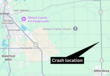 Collision with buggy north of Millersburg leaves man seriously injured