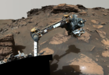 NASA rover discovers organic materials embedded in ancient Martian riverbed.
