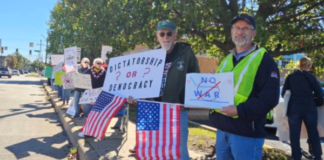 No Kings protesters urge voters to channel their anger on Election Day