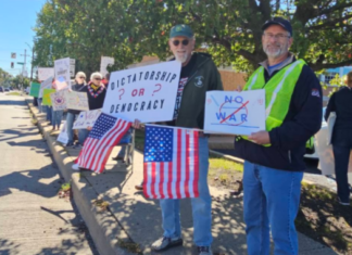 No Kings protesters urge voters to channel their anger on Election Day