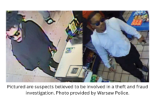 Warsaw Police seek details in theft and fraud investigation
