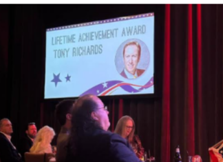 Kensington owner Tony Richards receives Lifetime Achievement Award from Indiana Broadcasters